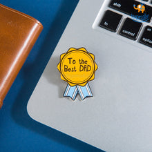 Load image into Gallery viewer, Best Dad Lapel Pin
