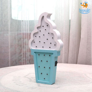 Wooden Ice Cream Lamp