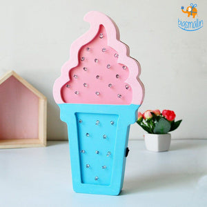 Wooden Ice Cream Lamp