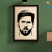 Load image into Gallery viewer, Footballer Engraved Wooden Frame (19 x 13 inches)
